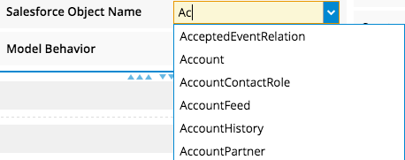 The combobox field renderer combines the functionality of picklist and autocomplete fields. The field will display an area to enter text to search for options, as well dropdown arrow which will display all value options.