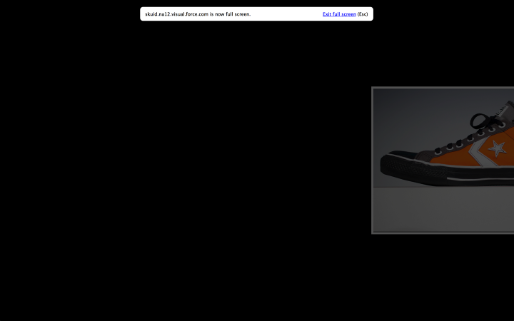 New images will initially be dimmed and then slide in the from the right.