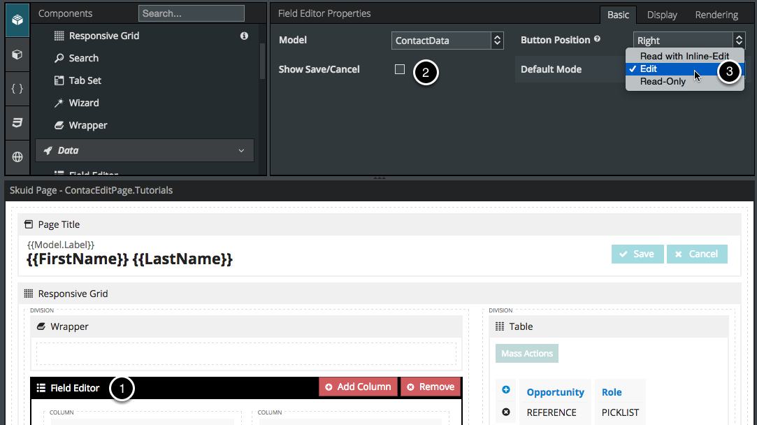 Create a Custom Edit Page and Set Visualforce Overrides — Skuid v16.1.6 ...